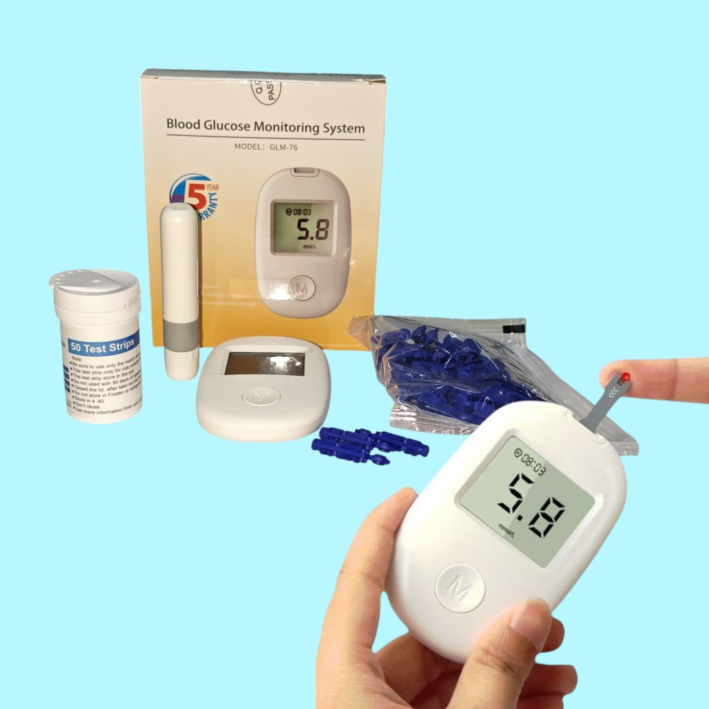 GLUCOMETRO GLM-76