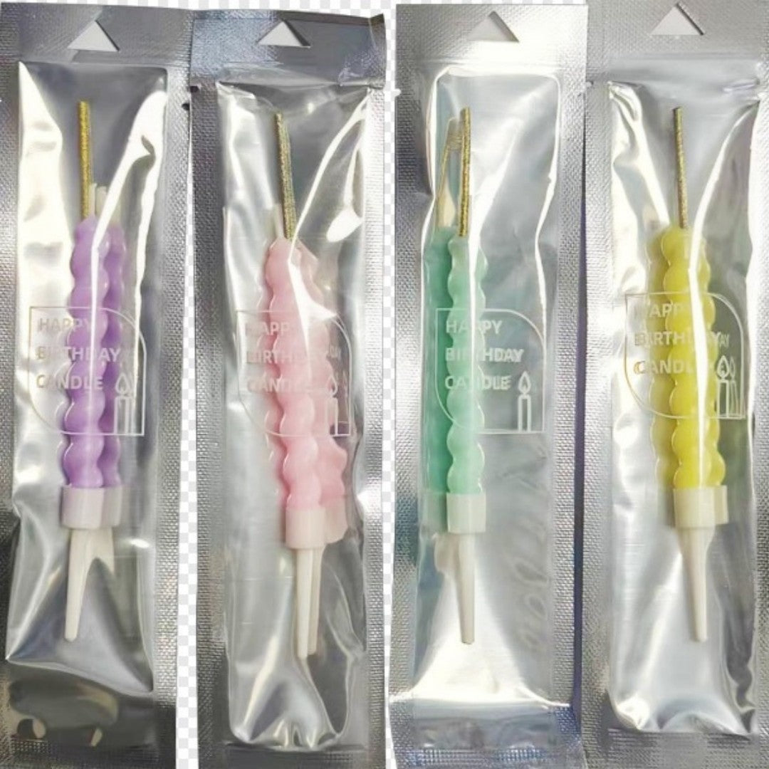 CANDELA DE COLOR PARA POSTEL