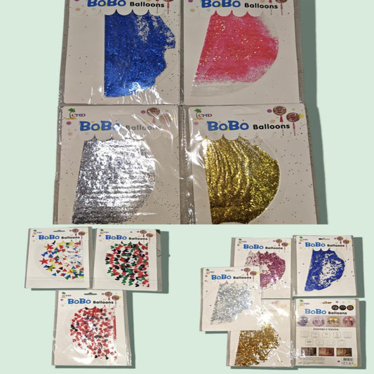 GLOBO BOBO CON ESCARCHA