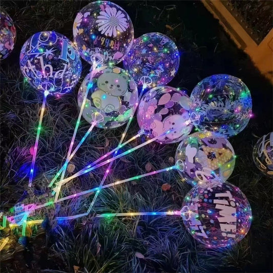 GLOBO LUZ 50PCS 20PULG  PERSONAJE