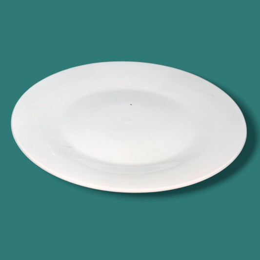 PLATO CERAMICA BLANCA 10PUL
