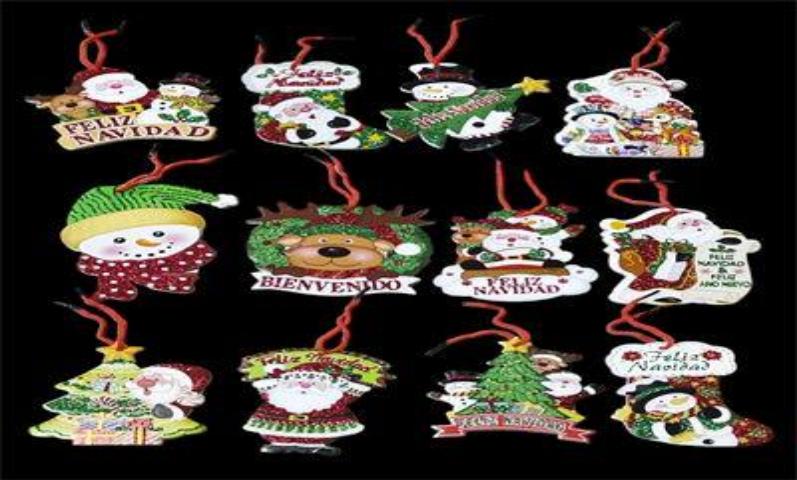 POSTER FON 12PCS GUINDAR NAVIDAD 6#KT