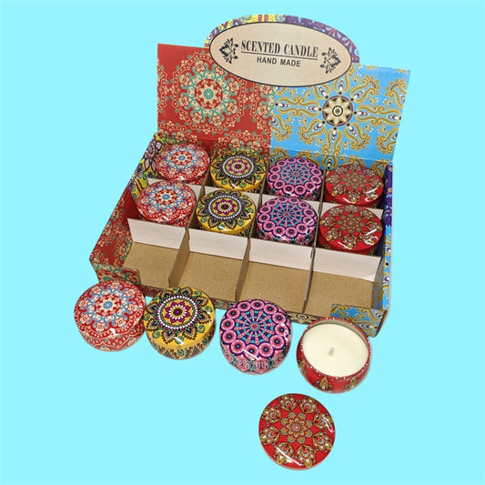 CANDELA AROMA TARRO FLOR PEQ