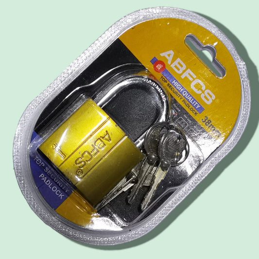 CANDADO AMARILLO 38MM