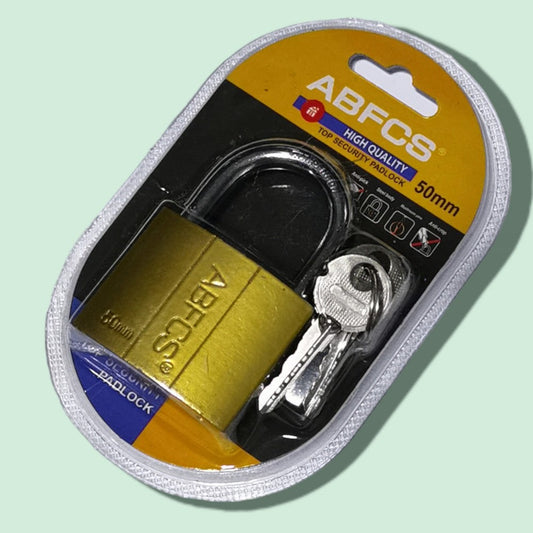 CANDADO AMARILLO 50MM