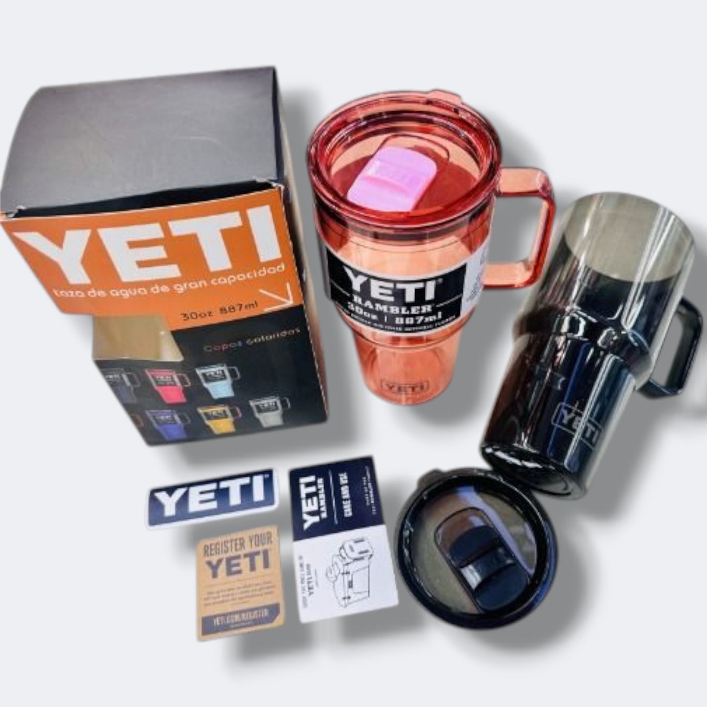 JARRA TRANSPARENTE YETI 900ML