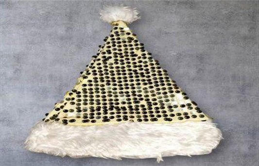 GORRO NAVIDAD LENTEJUELA PELUDA