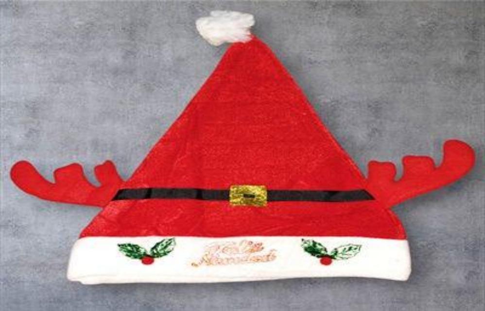 GORRO NAVIDAD CACHO VENADO B