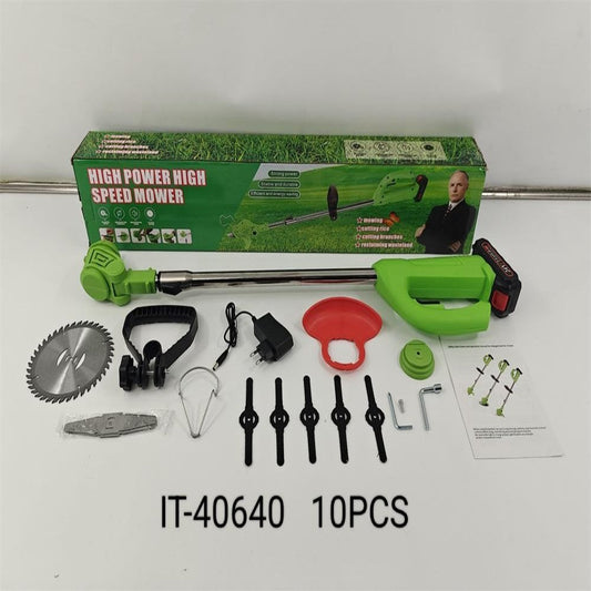 CORTADORA DE ZACATE ELECTRICA 2 BATERIA IT-40640