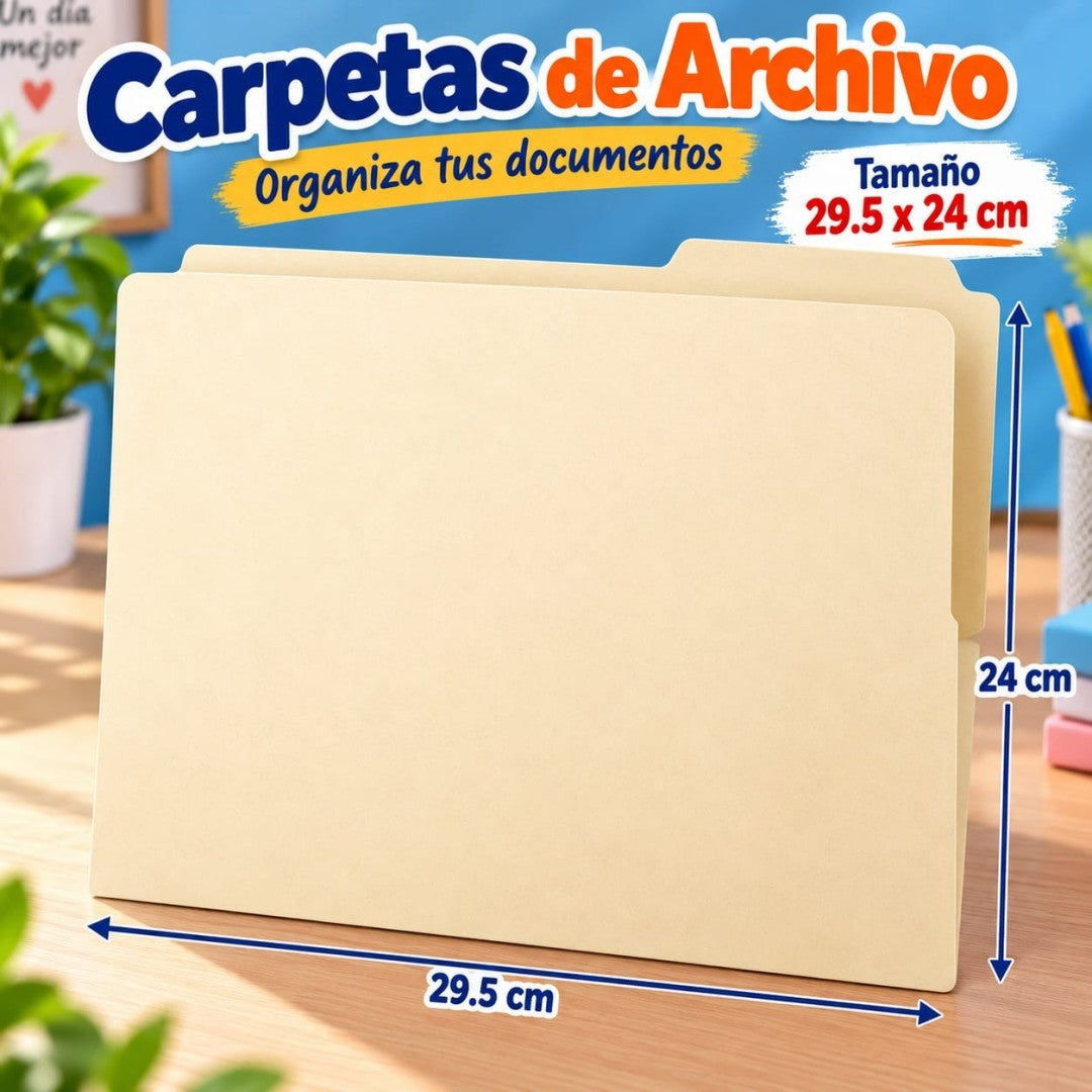 CARPETA DE CARTON PEQ 29.5*24cm