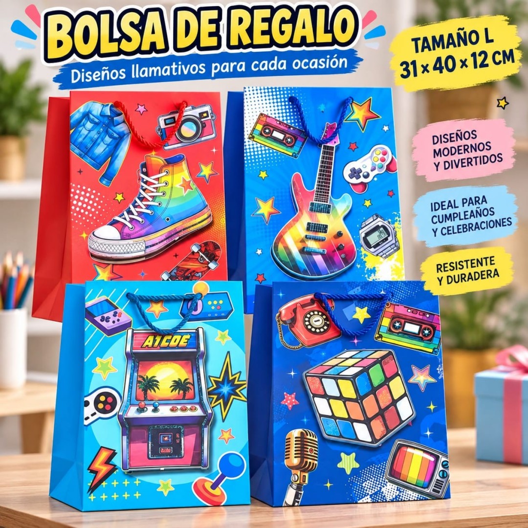 BOLSA REGALO L 31*40*12CM 0003