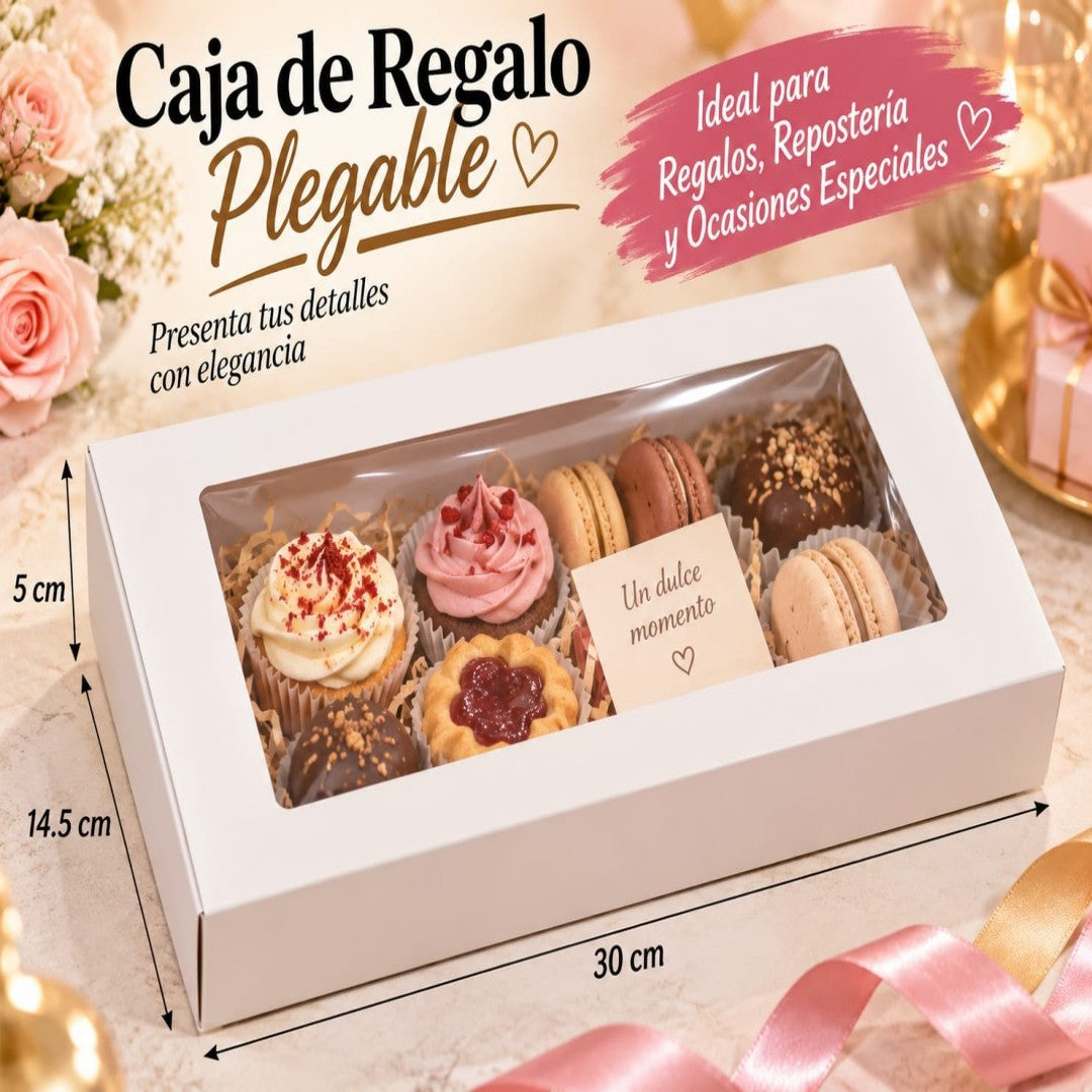 CAJA DE REGALO BLANCO 30*14.5*5CM