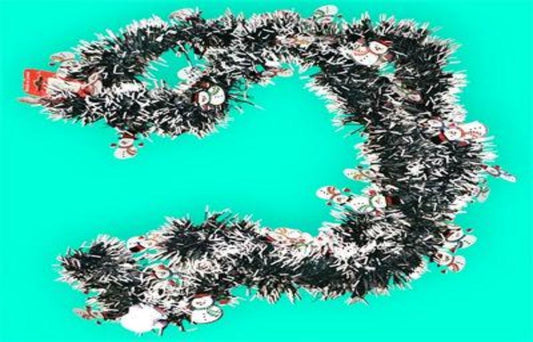 GUIRNALDA VERDE C/MUNECO C 9CM