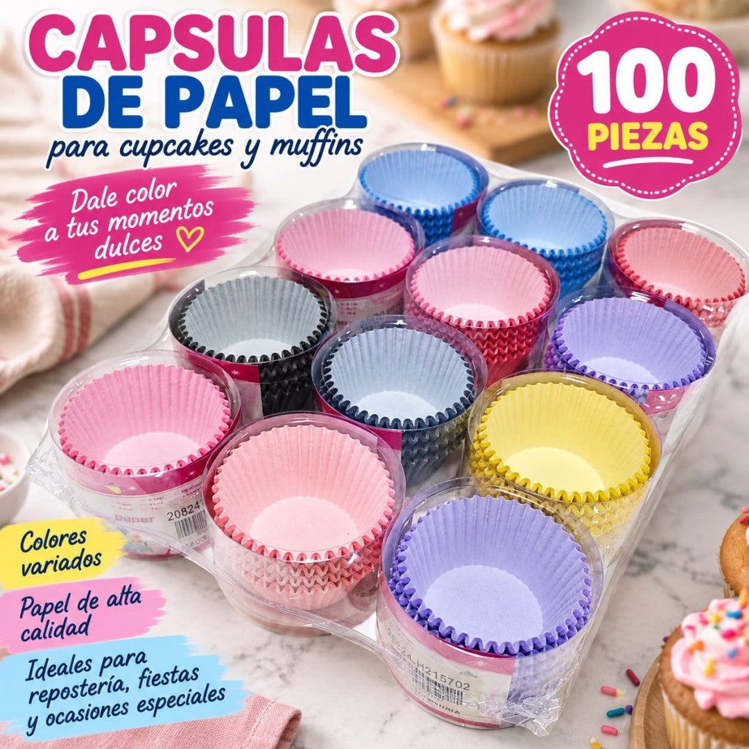 MOLDE DE PAPEL 100PCS LISO