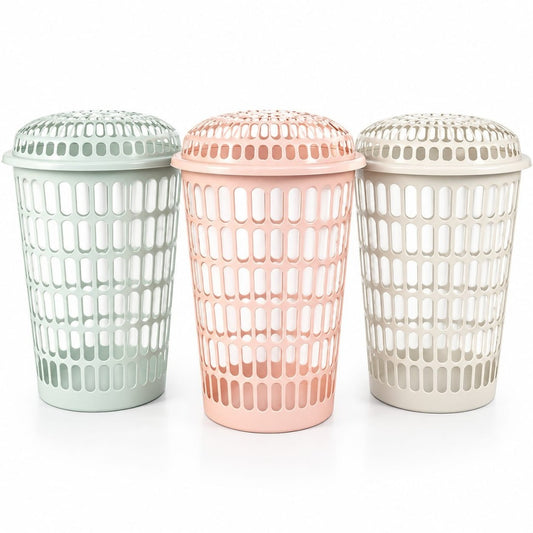 CANASTA CON TAPA PVC YF-0024