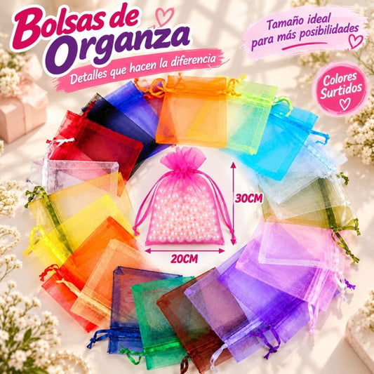 BOLSITA MALLA ORGANZA 20*30