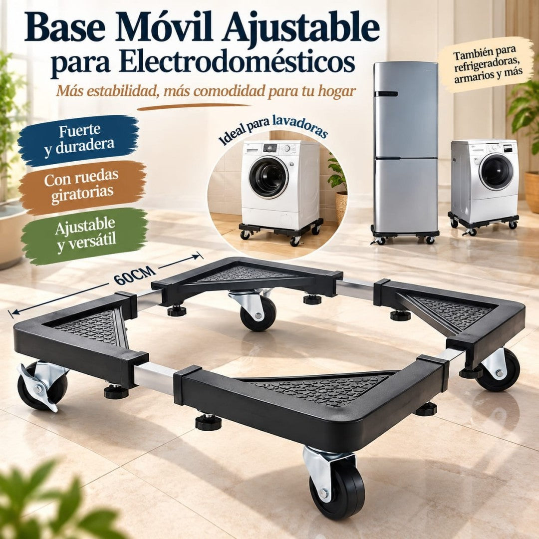 BASE CON RUEDAS PARA ELECTRODOMESTICOS 60*60CM
