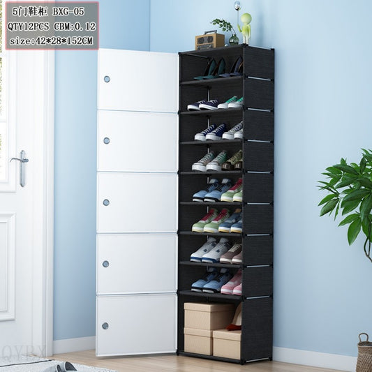 ZAPATERO 5 NIVER CON PUERTA 42*28*152CM