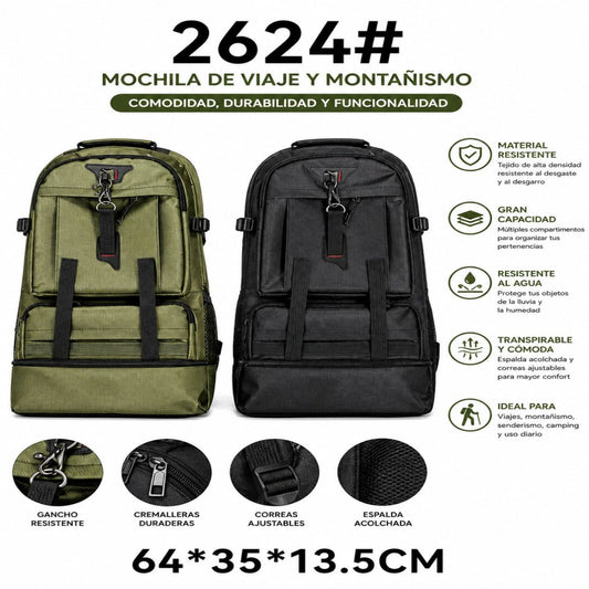 MOCHILA DE VIAJE GRAN CAPACIDAD 2624