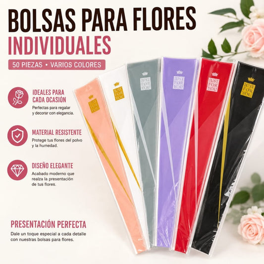 BOLSA PARA FLOR 50PCS CORONA