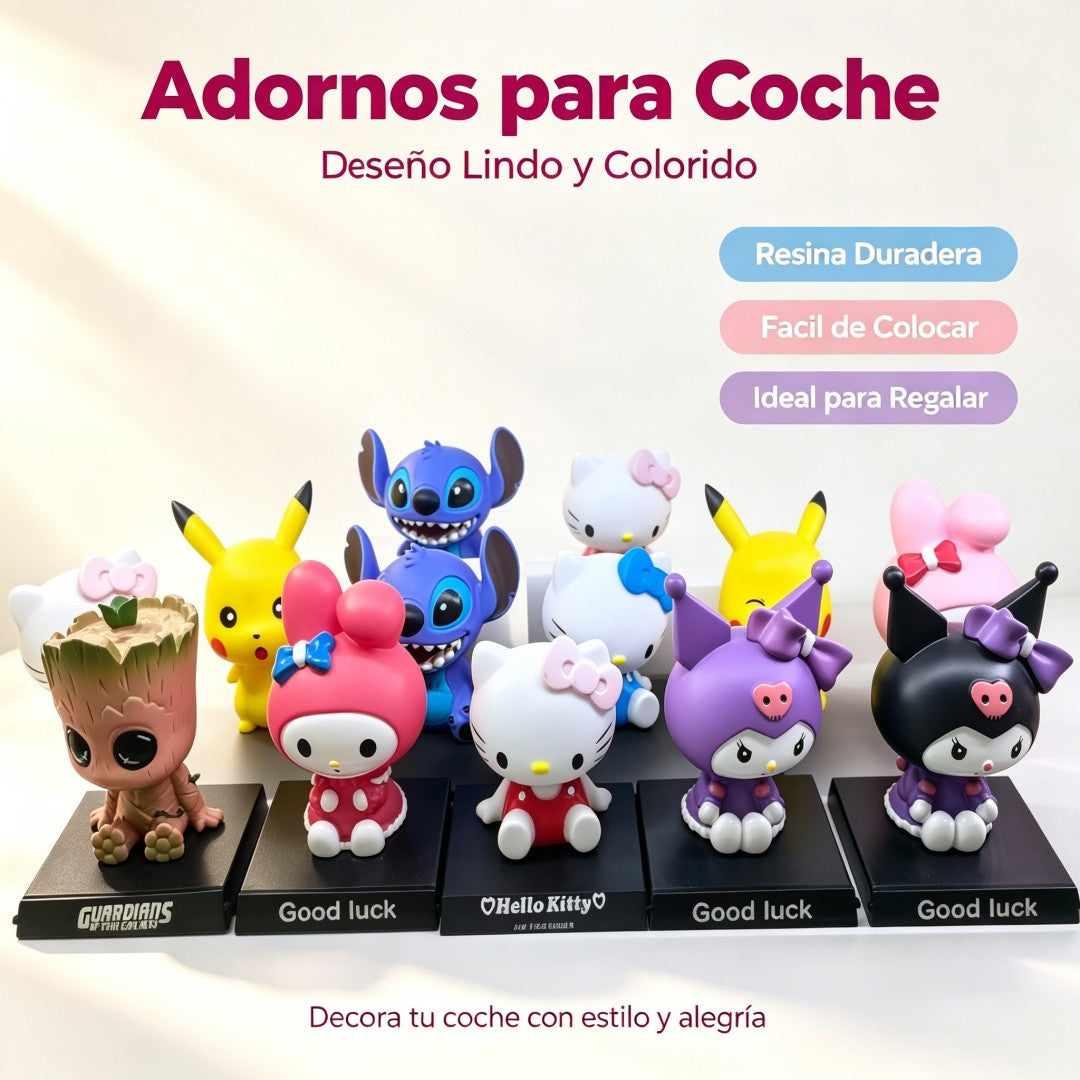 ADORNO PERSONAJE PARA CARRO
