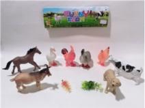 ANIMAL HULE 8PCS BOLSA X-03