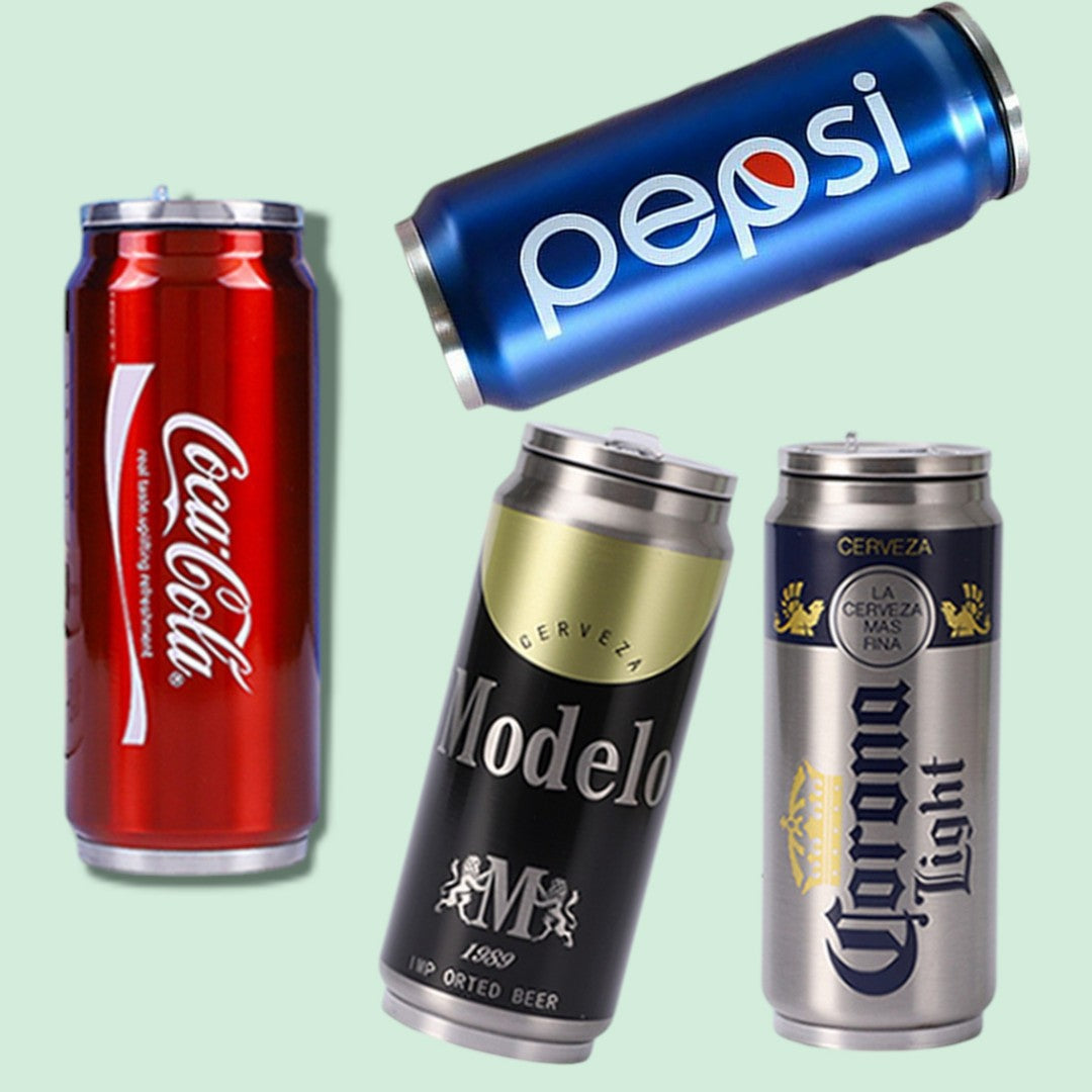 VASOS ACERO TIPO LATA 500ML