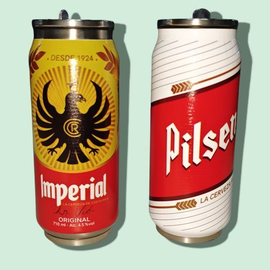 VASOS ACERO TIPO LATA 500ML CERVEZA