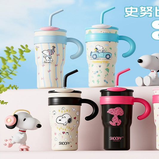 JARRA CON PAJILLA SNOOPY 1200ML