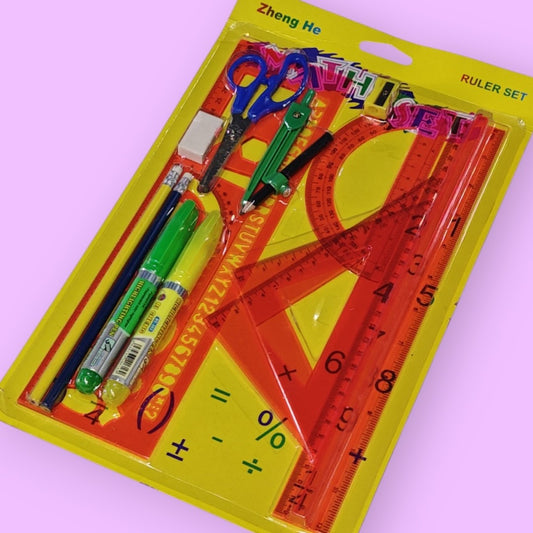 SET REGLA 30CM 10945