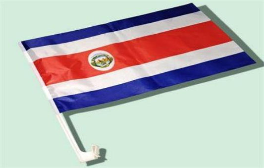 BANDERA CR P/CARRO 30*45