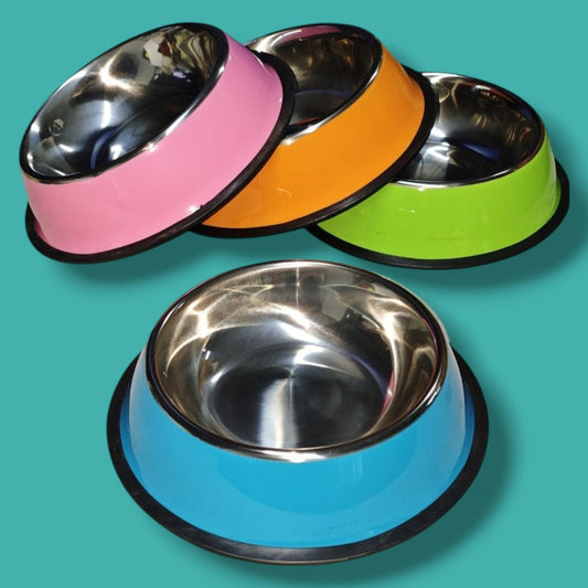 TAZA PARA MASCOTAS ACERO COLOR 26CM