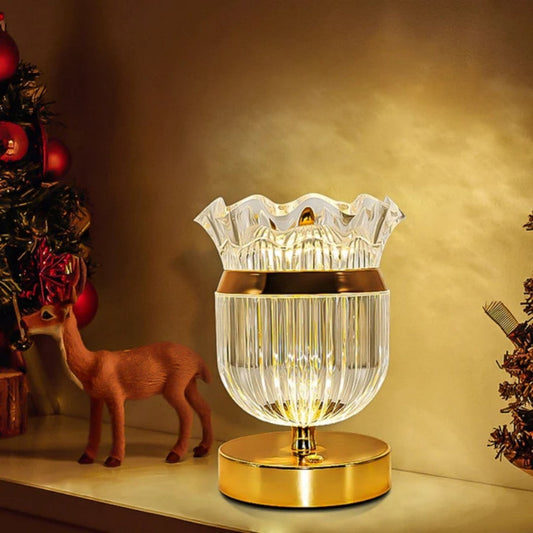 LAMPARA DE MESA TACTIL CORONA