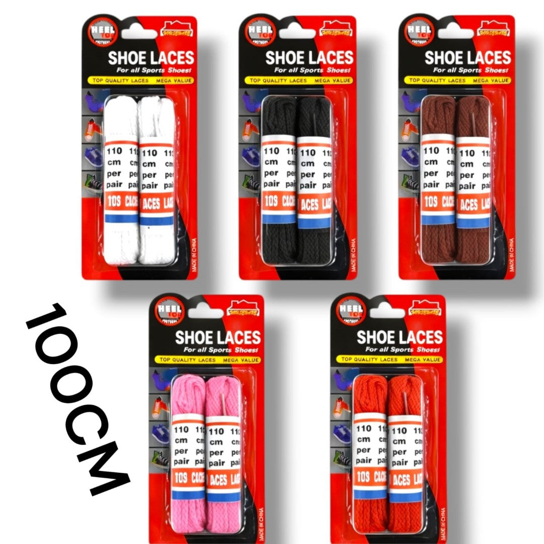 SET CORDONES  ZAPATO 100 CM 2PAR PLANO