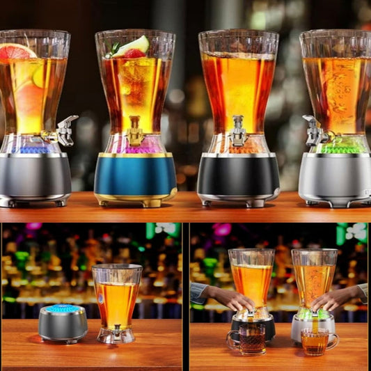 TORRE DE CERVEZA CON PARLANTE LED DJ-598