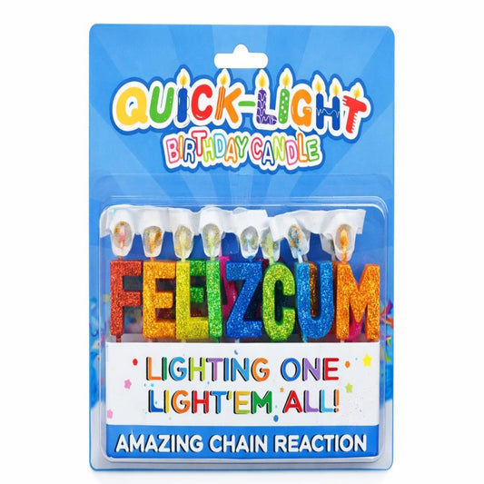 CANDELA LETRA FELIZ COMPLEANOS