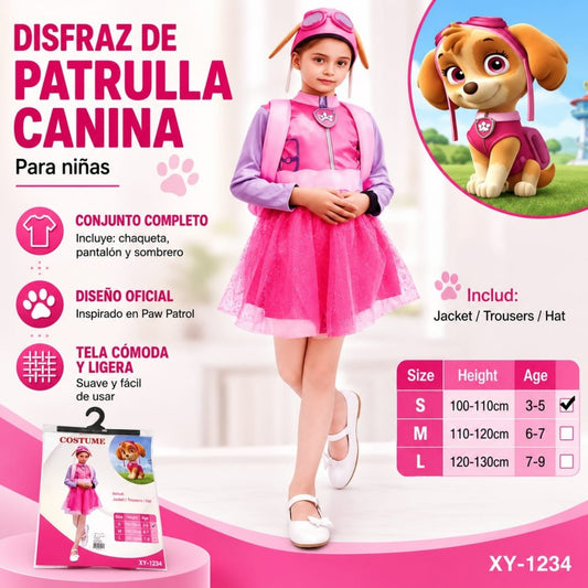 TRAJE DE PAW PATROL