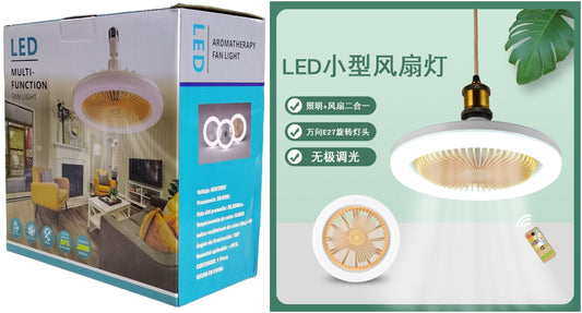 LAMPARA TECHO C/VENTILADOR CONTROL