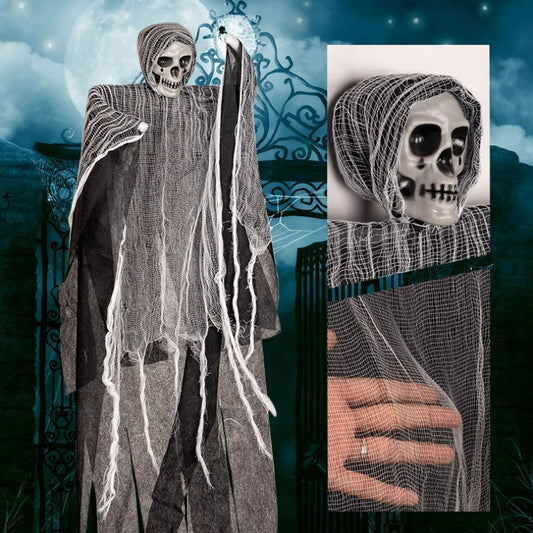 ADORNO HALLOWEEN CALAVERA FANTASMA C