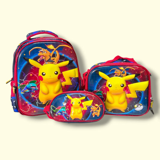 SALVEQUE+LONCHERA+CARTUCHERA 13PUL PERSONAJE 8