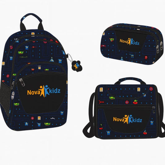 SALVEQUE+LONCHERA+CARTUCHERA 18PUL NOVA 13