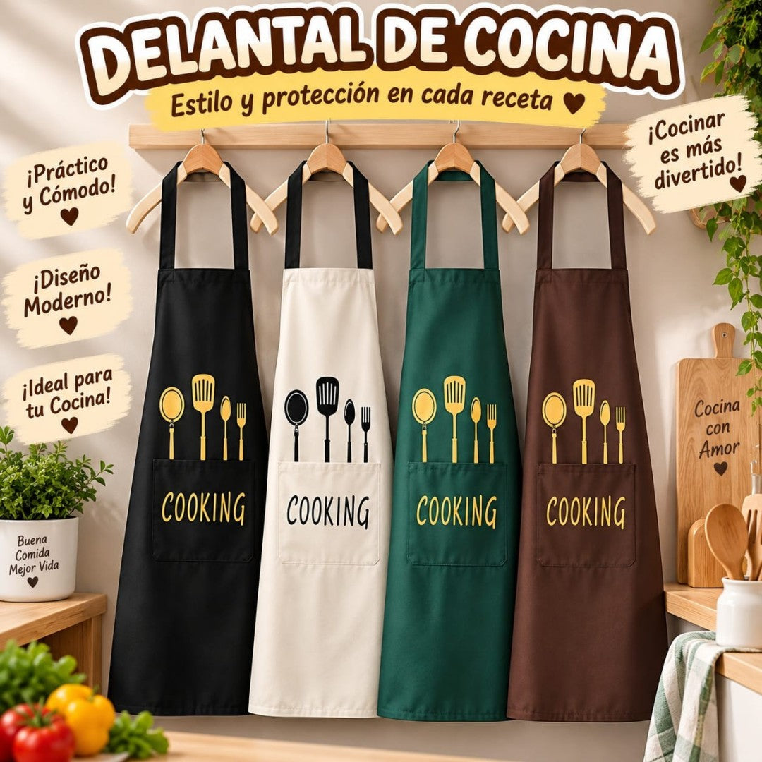 DELANTAL COCINA COOKING