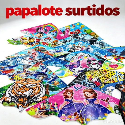 PAPALOTE PERSONAJE TRIANGULO 120CM