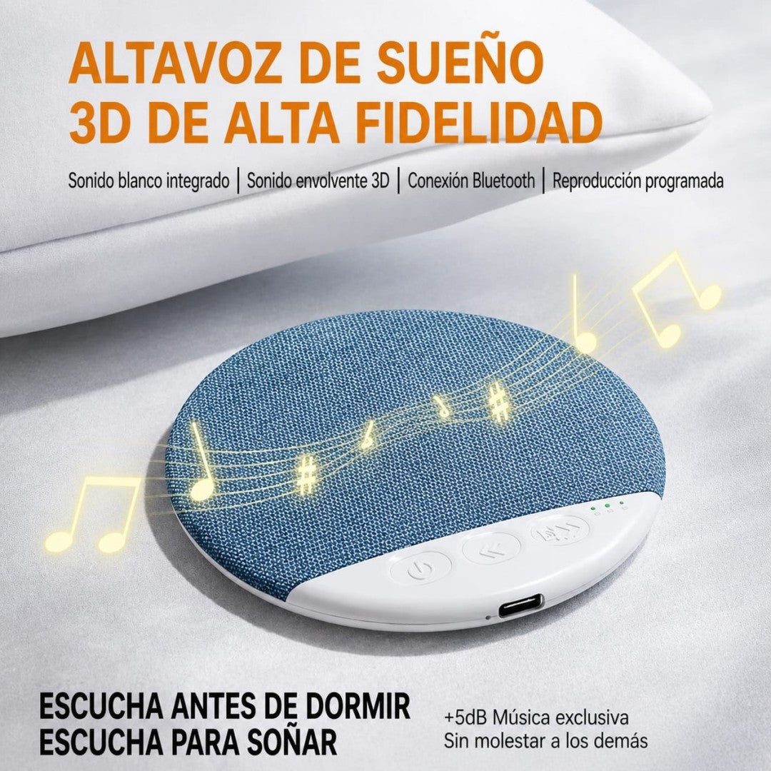 PARLANTE PARA DORMIR CON RUIDO BLANCO