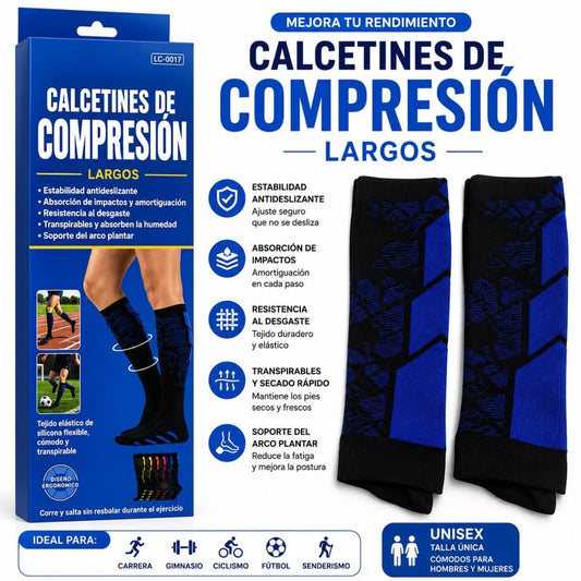 MEDIAS DEPORTIVAS DE COMPRESION LC-0017