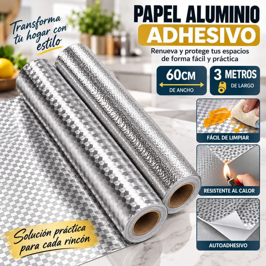 PAPEL ADHESIVO ANTIGRASA 60CM*3M