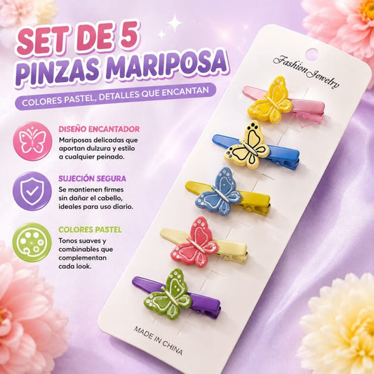 PRENSA PARA CABELLO MARIPOSA