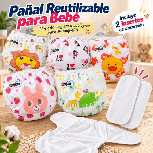 PANALES DE TELA PARA BEBE