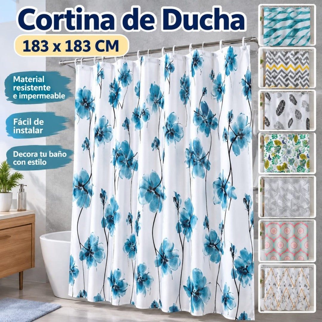 CORTINA DE BANO 183*183CM 2019