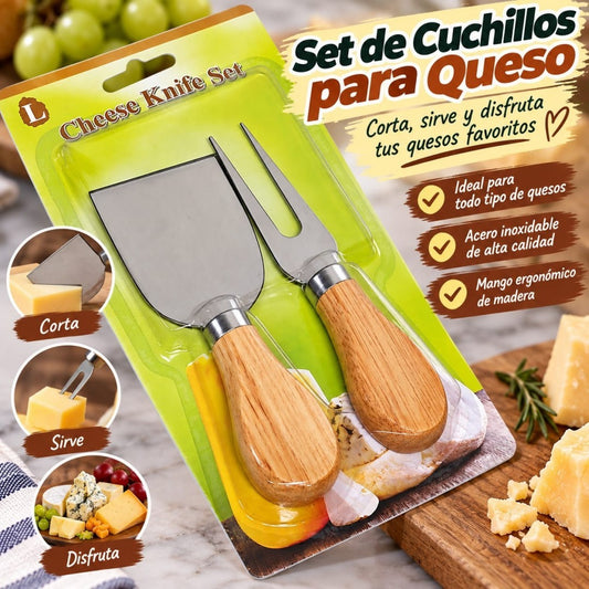 SET CUCHILLO PARA QUESO 2PCS